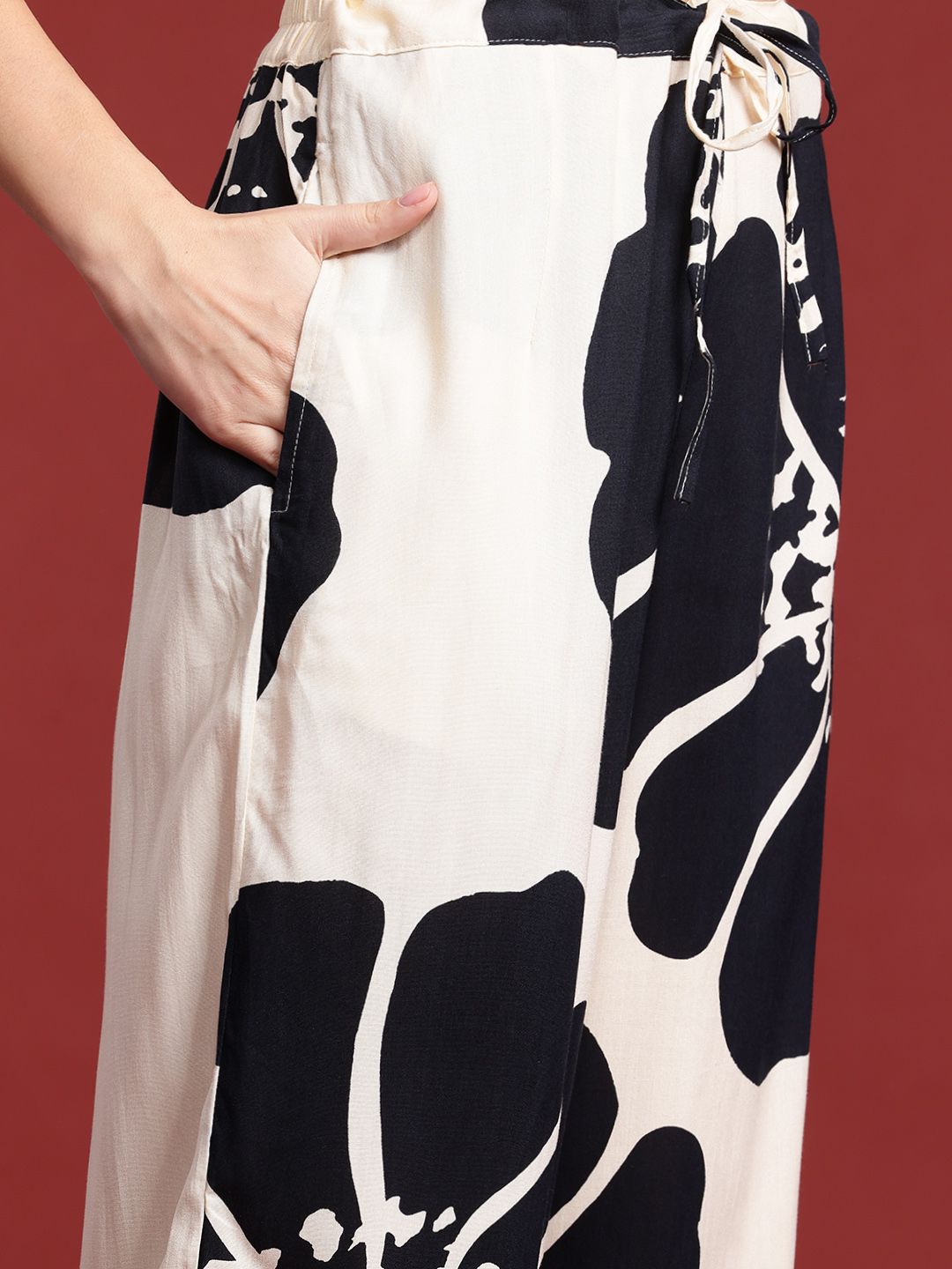 Floral Printed Sequinned Kurta with Palazzos