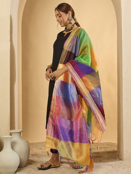 Women Regular Kurta with Trousers & With Dupatta