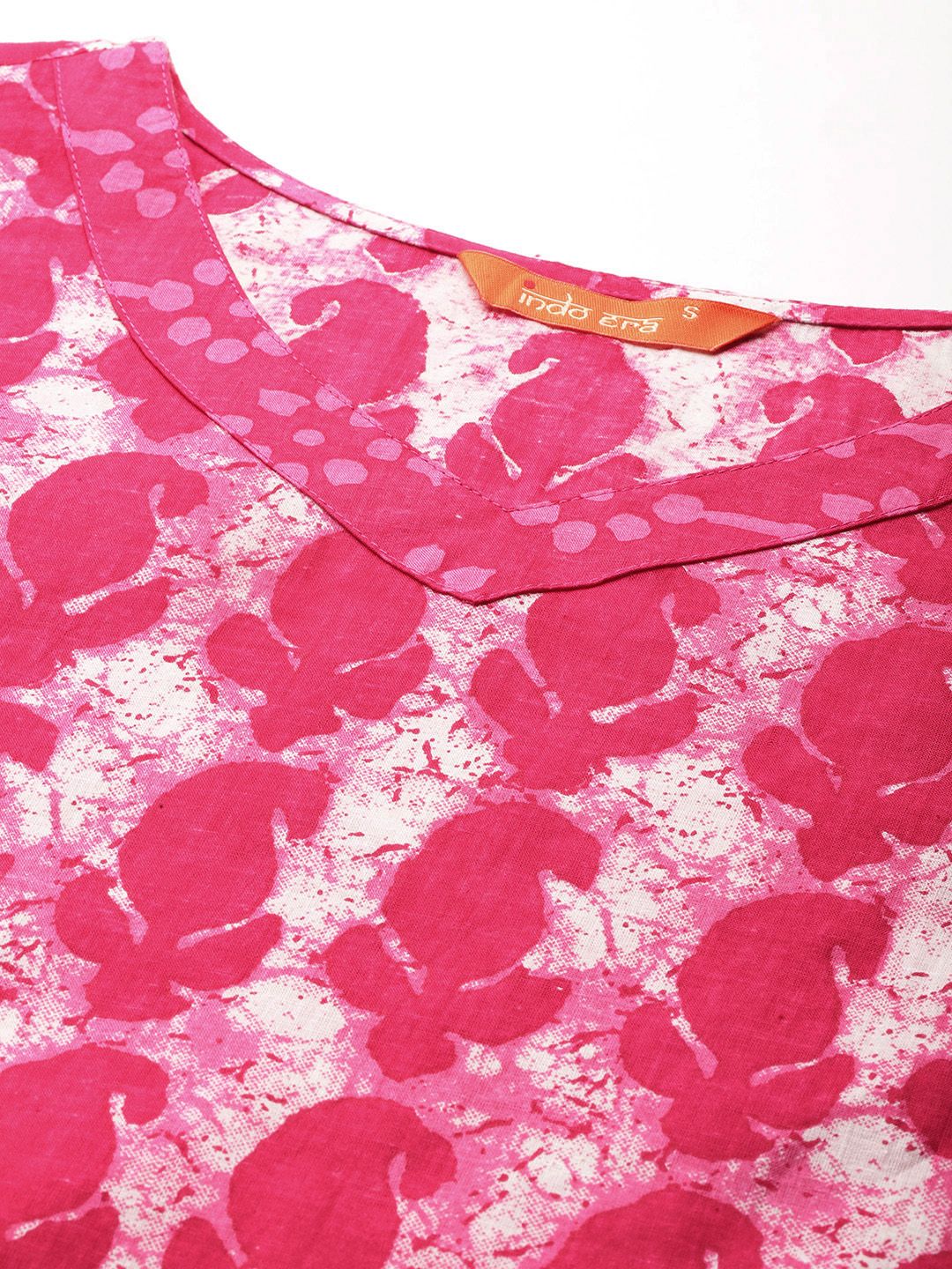 Dhiyona IE Ethnic Motifs Printed Pure Cotton Kurta With Trousers & Dupatta