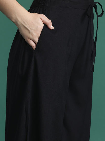 Dhiyona IE Ethnic Motifs Embroidered Thread Work Kurta with Salwar & With Dupatta