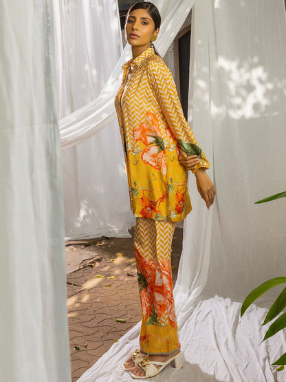 Dhiyona IE Embroidered Top & Trousers
