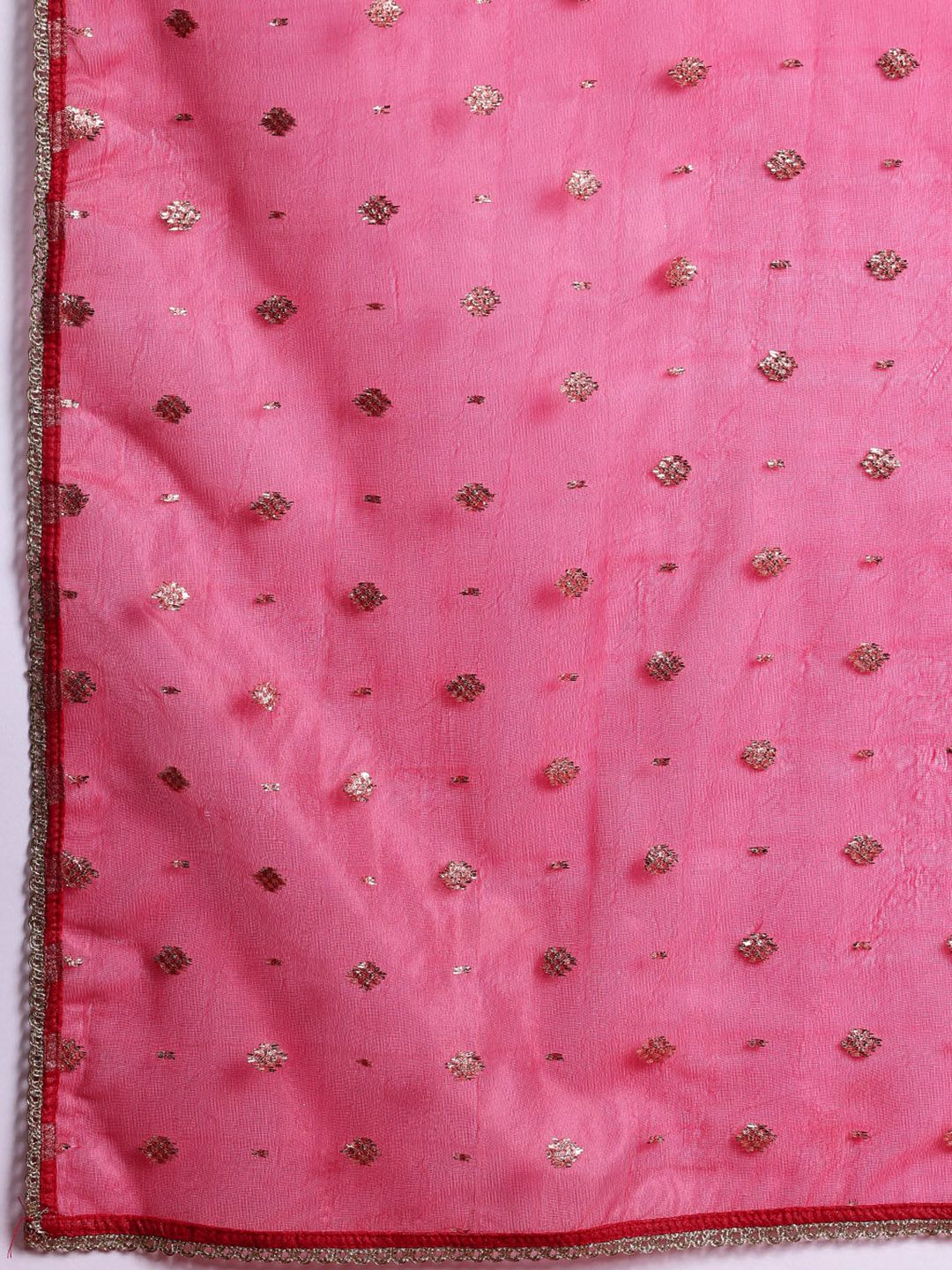 Women Ethnic Motifs Embroidered Regular Sequinned Liva Kurta with Trousers & With Dupatta