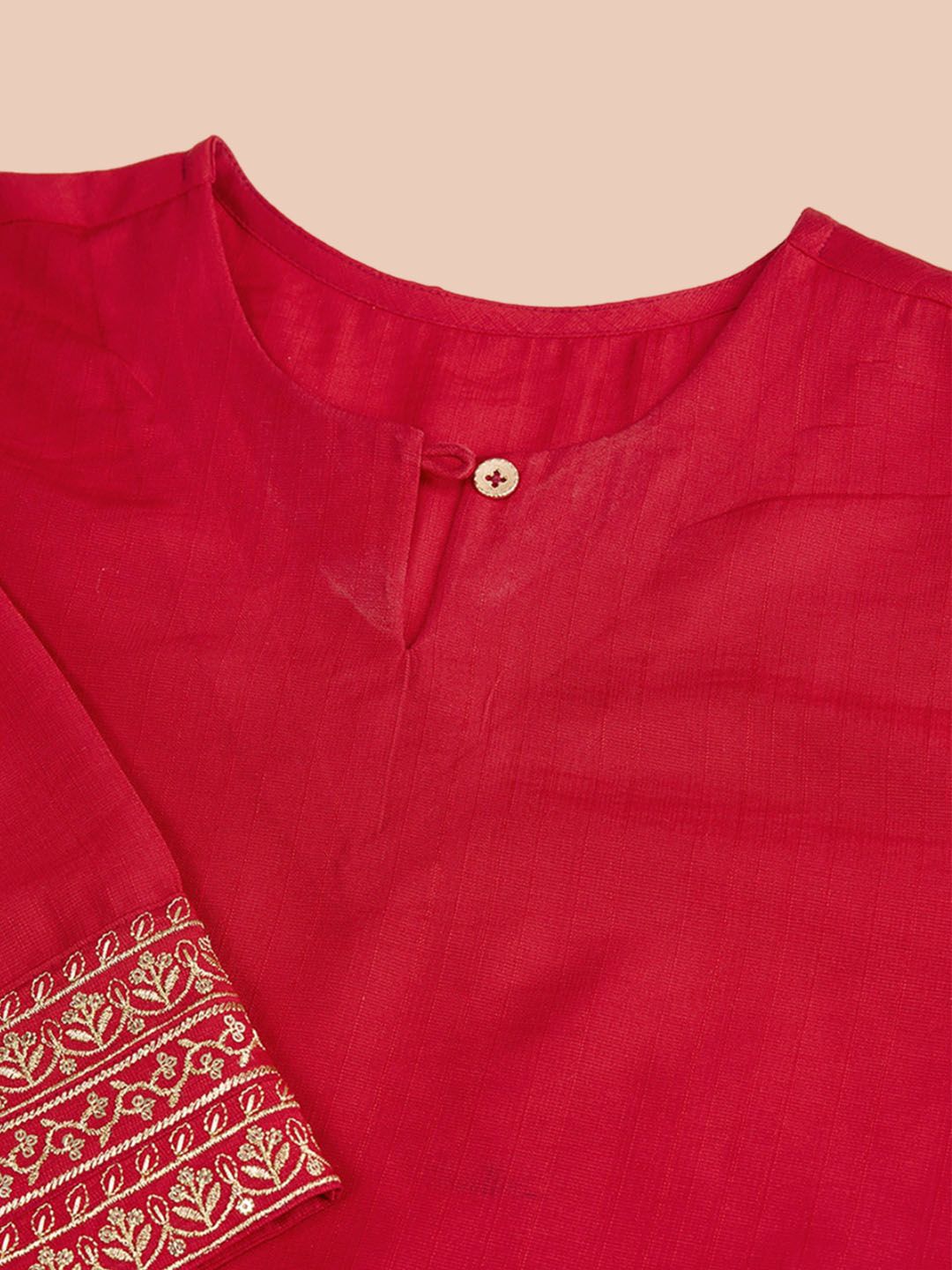 Dhiyona PD Women Self Design Sequinned Embroidered Kurta With Trouser & Dupatta
