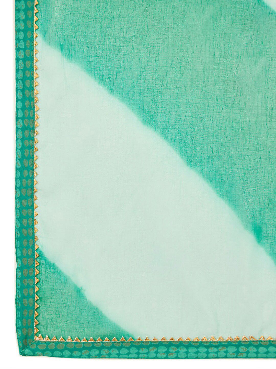 Dhiyona SO Women's Paisley Printed Sequinned Kurta with Trousers & With Dupatta