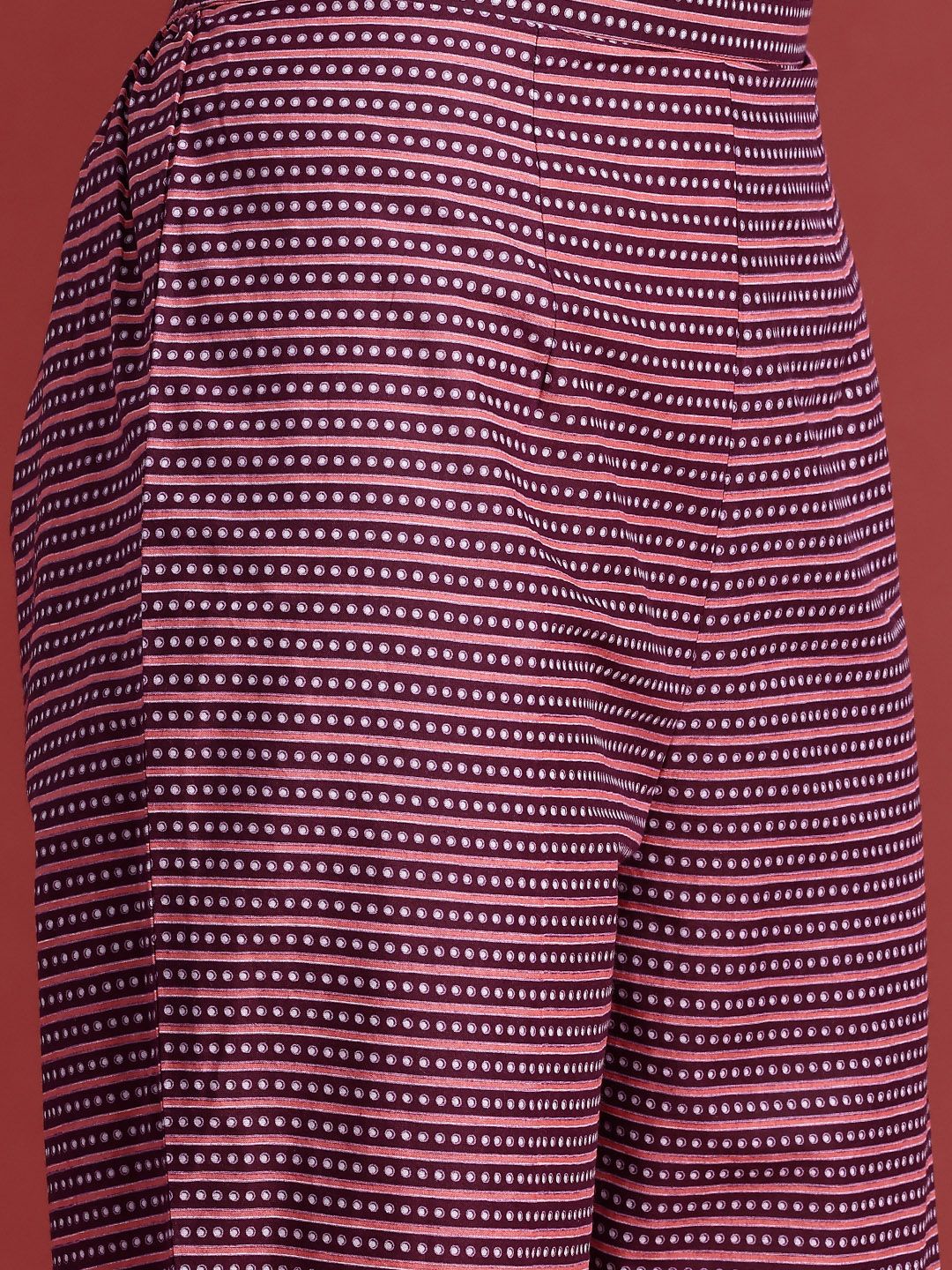 Floral Printed Pure Cotton Kurta With Trousers & Dupatta