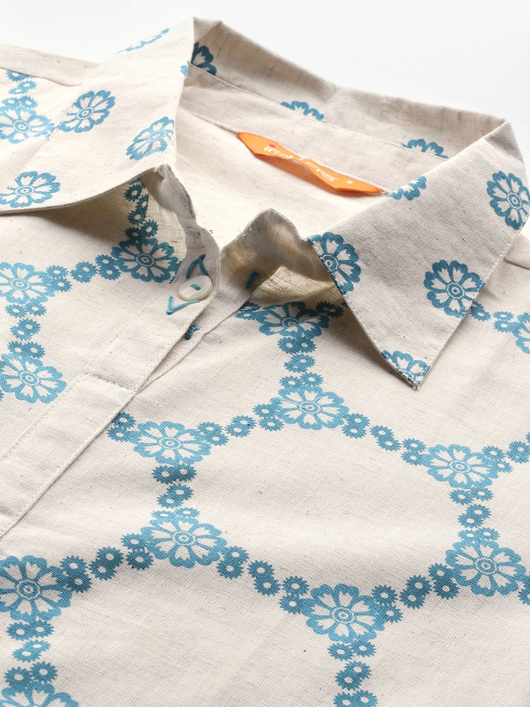 Women Floral Printed Regular Kurti with Trousers