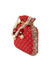 Dhiyona NR Red & Gold-Toned Embroidered Potli Clutch