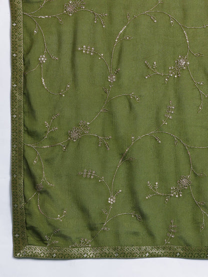 Ethnic Motifs Kurta with Trousers & Dupatta