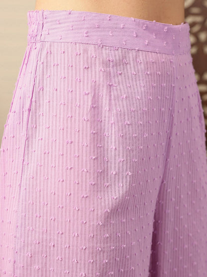 Dhiyona PD Women Angrakha Pure Cotton Jashn Kurta with Palazzos & Dupatta