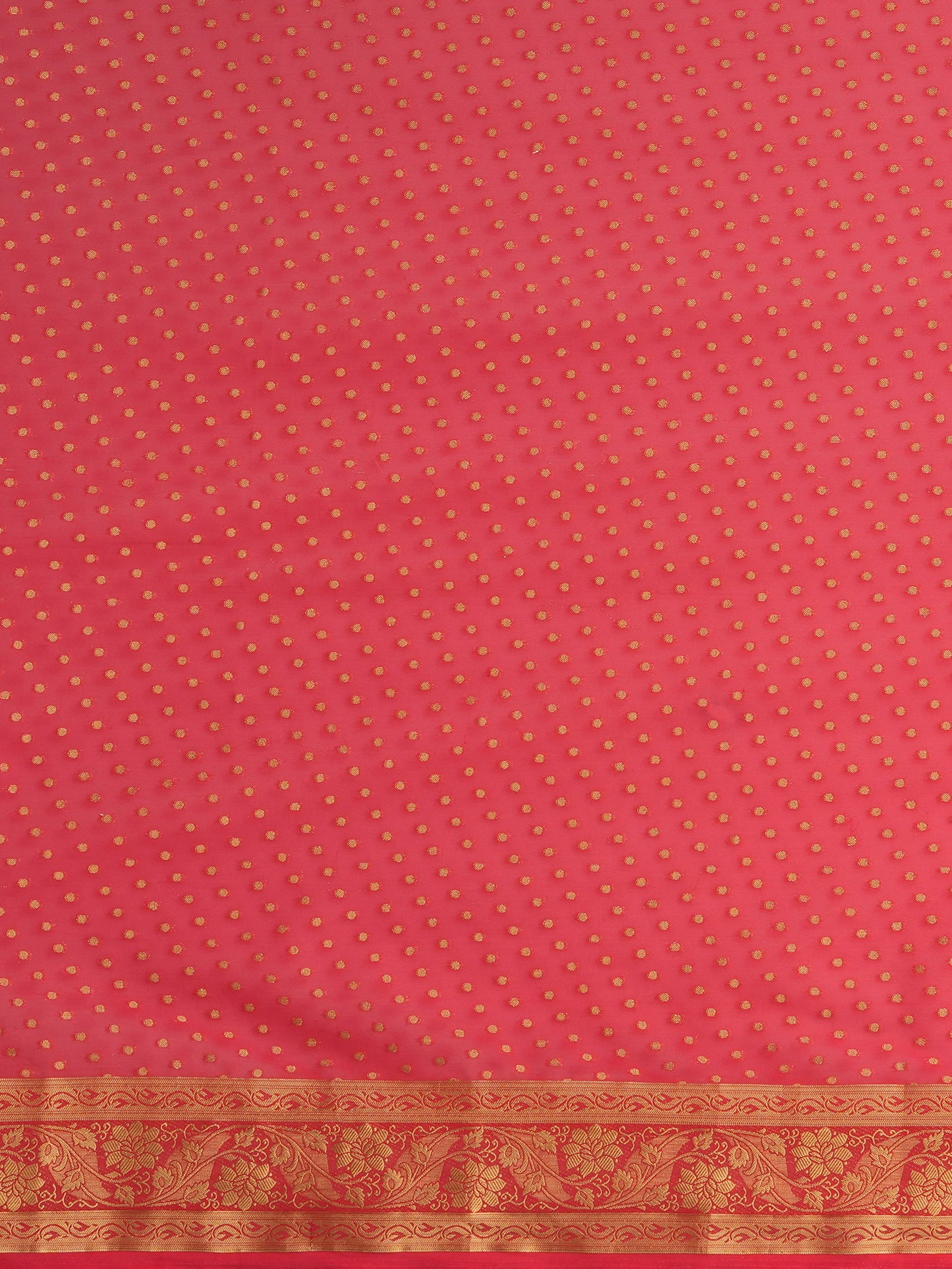Women's Georgette Pink Woven Design Designer Saree With Blouse Piece