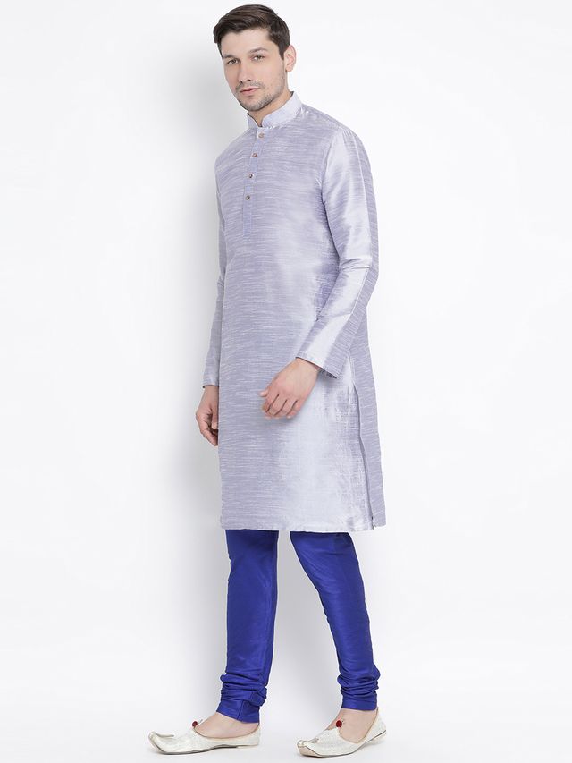 Men's Hawa Silk Blend Straight Kurta Pyjama Set
