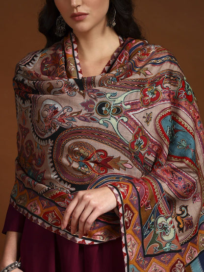 Dhiyona PA Women Floral Embroidered Shawl