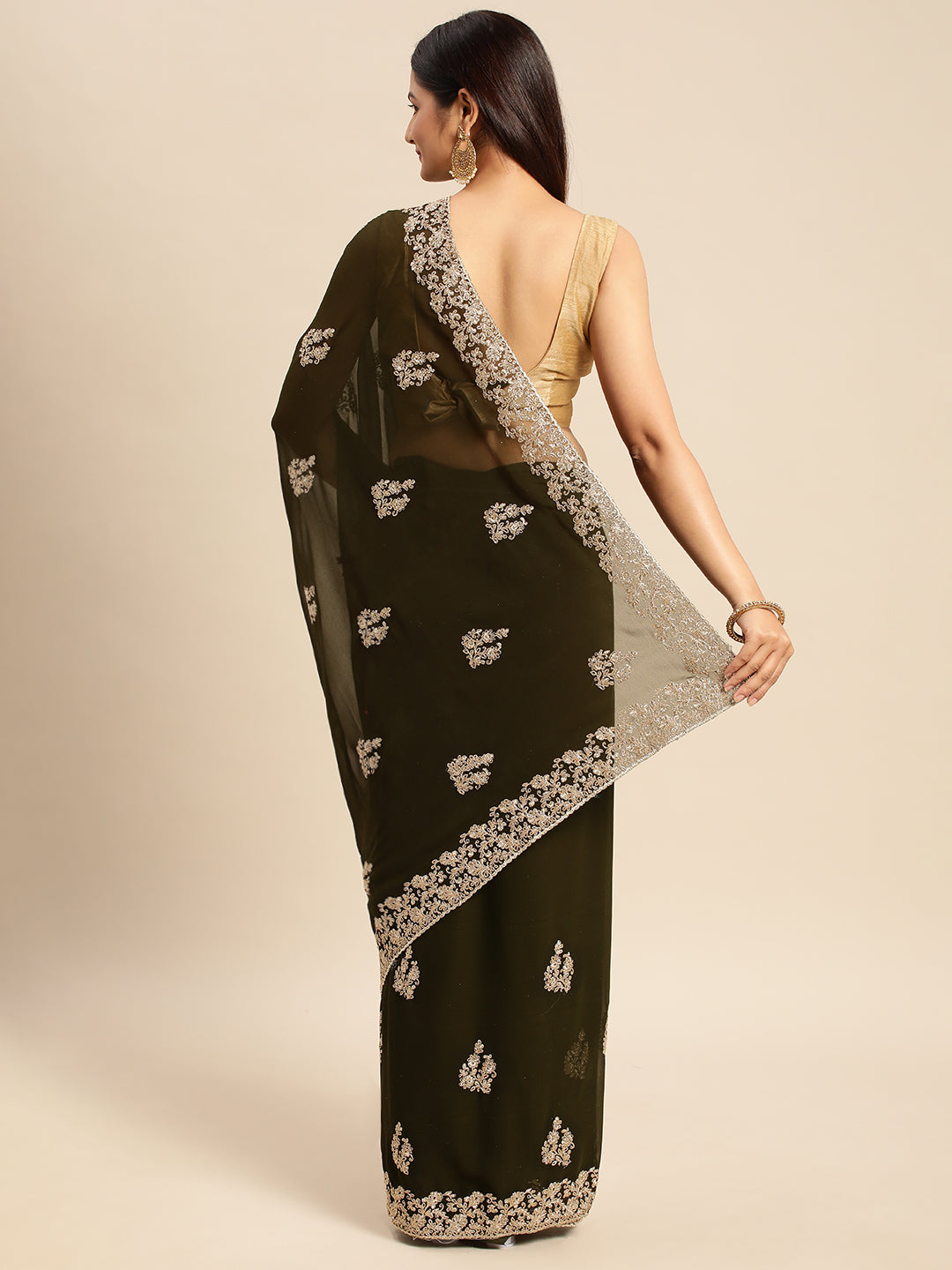 Dhiyona KS Women's Embroidered Ethnic Saree