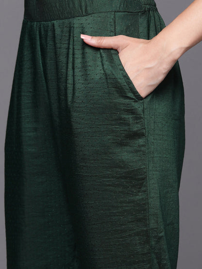 Dhiyona VR Women's Thread Embroidered Kurta Paired With Straight Pant And Digital Printed Dupatta