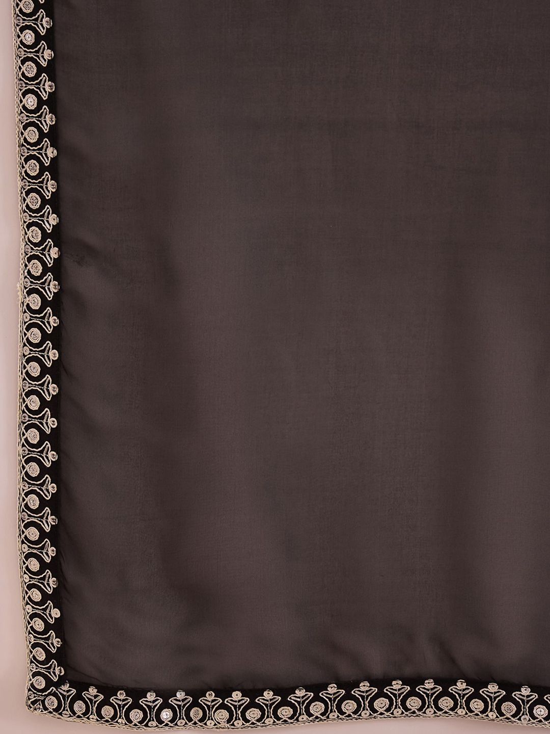 Women Embroidered Regular Thread Work Kurta with Trousers & With Dupatta