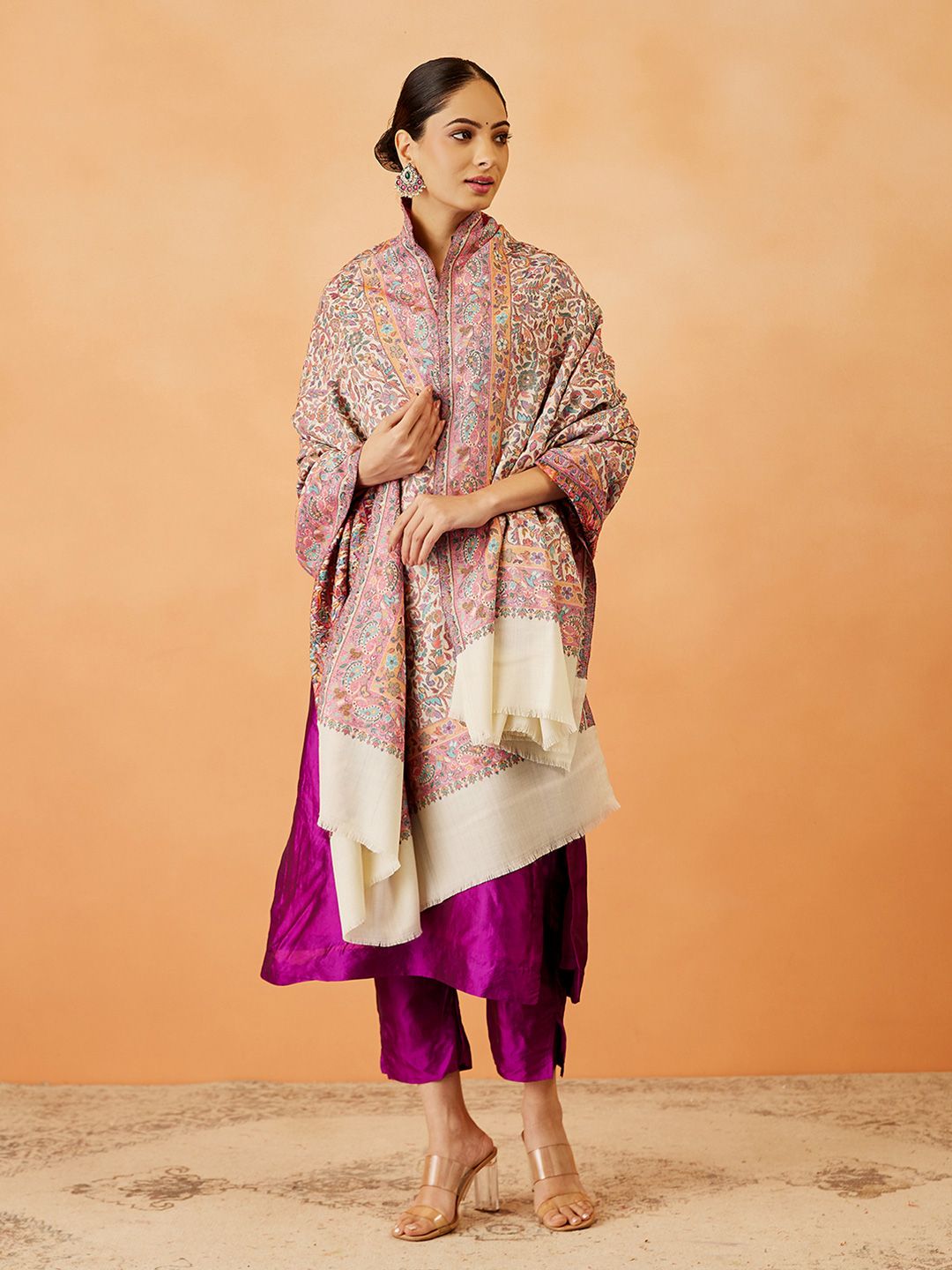 Dhiyona PA Women Paisley Woven Design Shawl