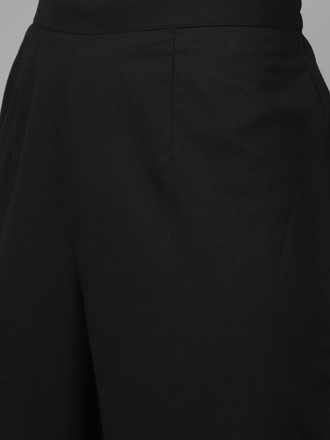 Women Black Yoke Design Regular Sequinned Kurta with Trousers & Dupatta