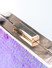 Dhiyona NR Purple & Black Embroidered Box Clutch