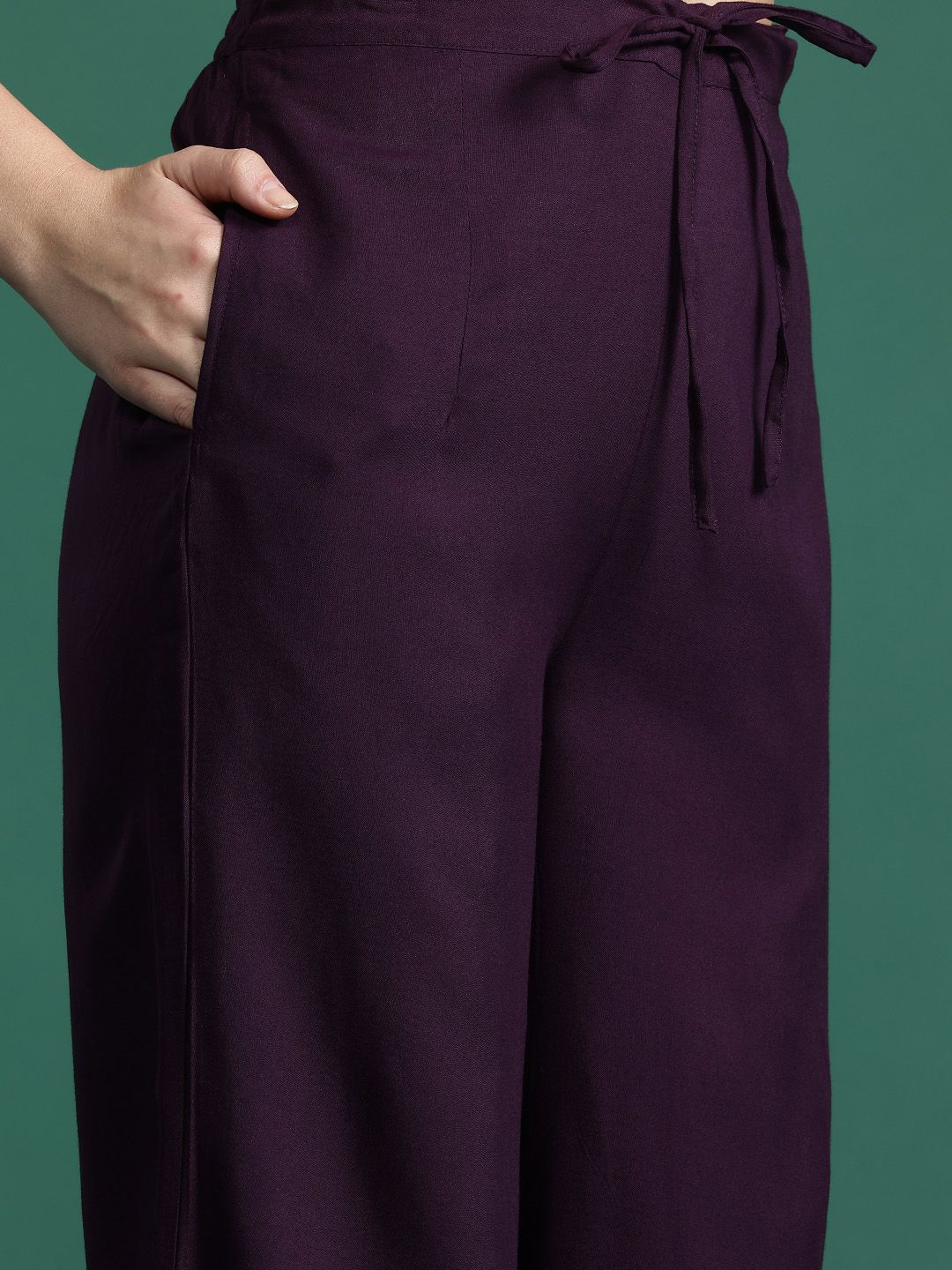 Floral Printed Sequinned Kurta with Palazzos