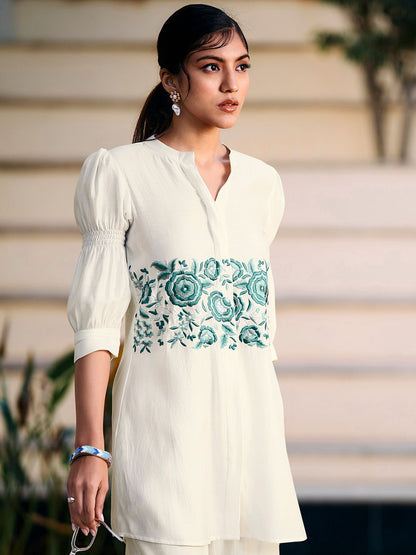 Dhiyona IE Embroidered Top & Trousers