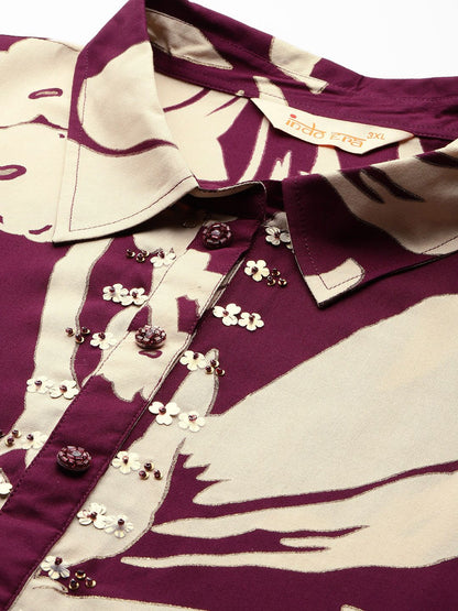 Dhiyona IE Floral Printed Kurta with Trousers & Dupatta