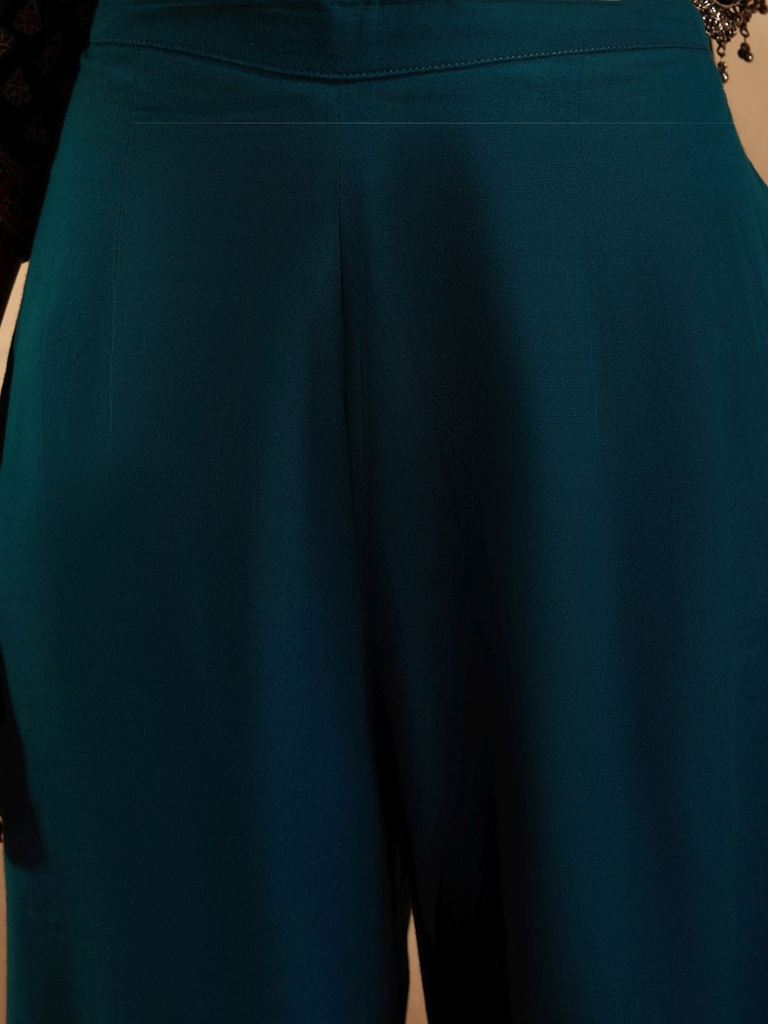 Dhiyona IE Ethnic Motifs Printed Regular Pure Cotton Straight Kurta with Trousers & Dupatta