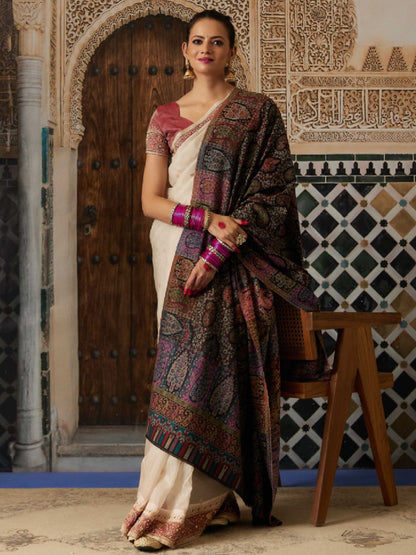 Dhiyona PA Women Paisley Woven Design Shawl