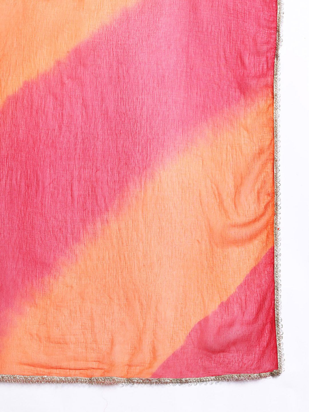 Ethnic Motifs Embroidered Zari Kurta with Trousers & With Dupatta