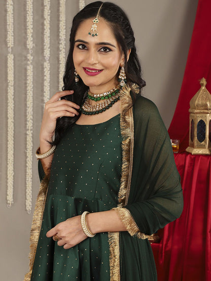 Dhiyona VA Women's Kurta With Trousers & Dupatta