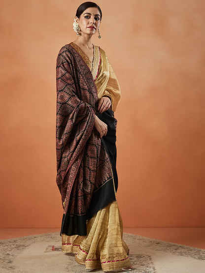 Dhiyona PA Shabnam Paisley Woven Design Jamawar Shawl