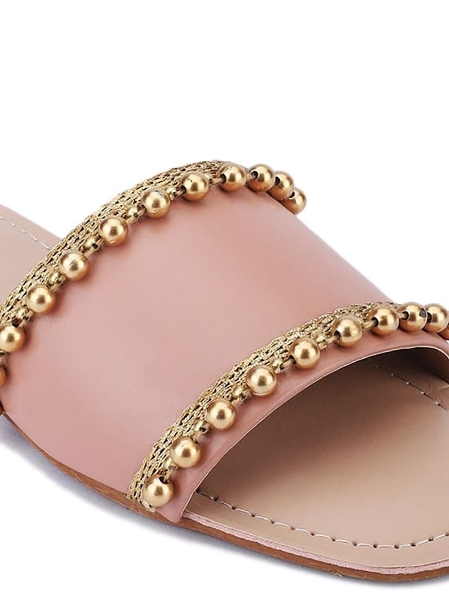 Dhiyona AK Embellished Ethnic Open Toe Flats