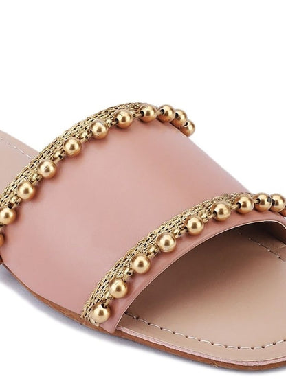 Dhiyona AK Embellished Ethnic Open Toe Flats