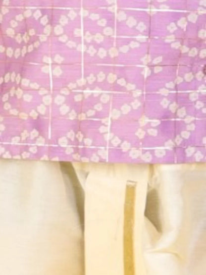 Boys printed kurta dhoti set
