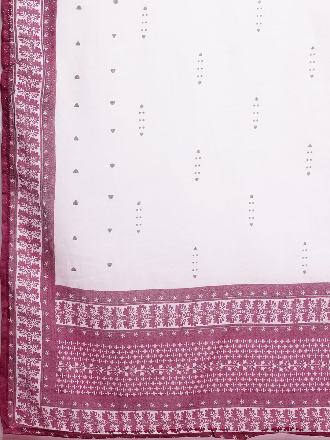 Dhiyona IE Ethnic Motifs Embroidered Thread Work Kurta with Trousers & Dupatta
