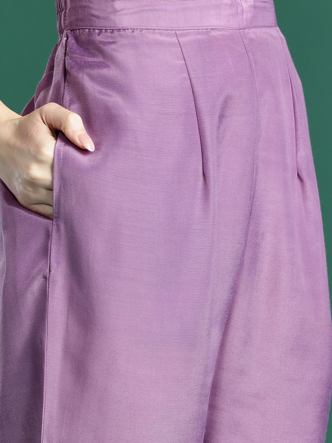 Ethnic Motifs Embroidered Kurta with Trousers & Dupatta