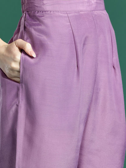 Ethnic Motifs Embroidered Kurta with Trousers & Dupatta