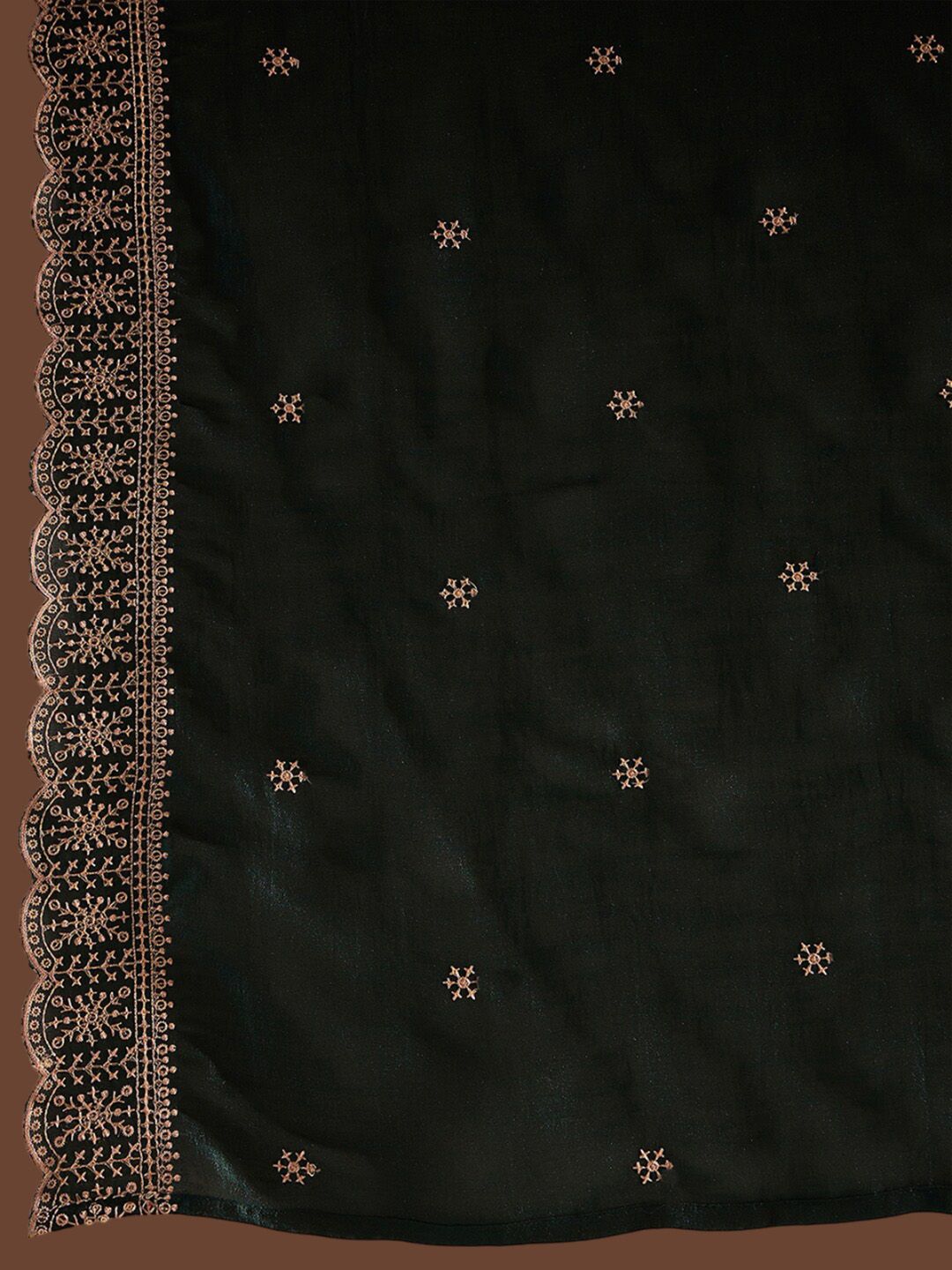 Ethnic Motifs Embroidered Regular Thread Work Straight Kurta Set