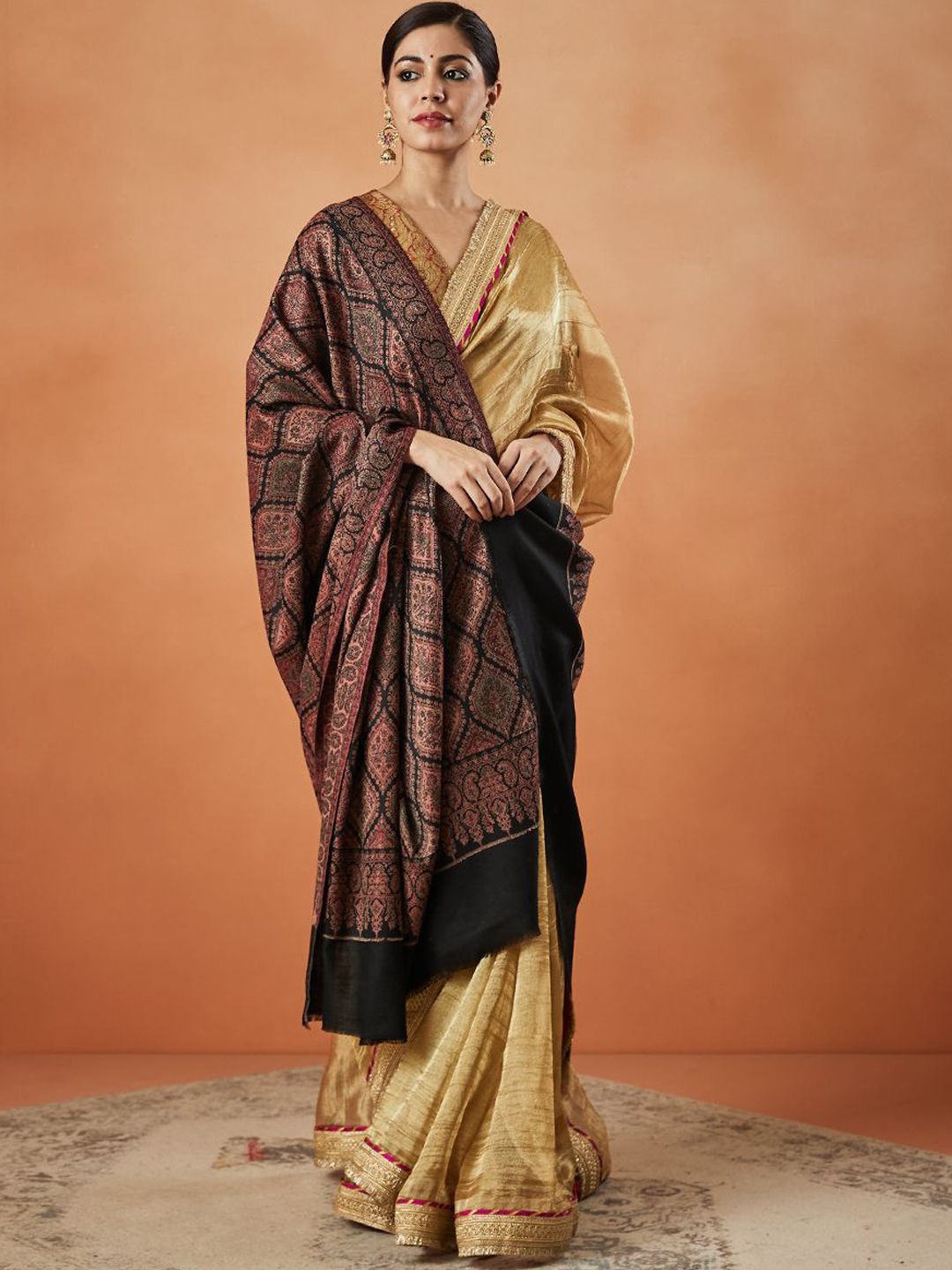 Dhiyona PA Shabnam Paisley Woven Design Jamawar Shawl