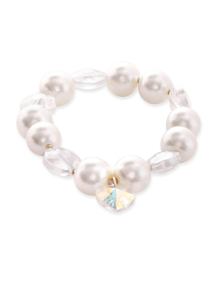 Dhiyona RJ Women's Pearl Beaded Bracelet