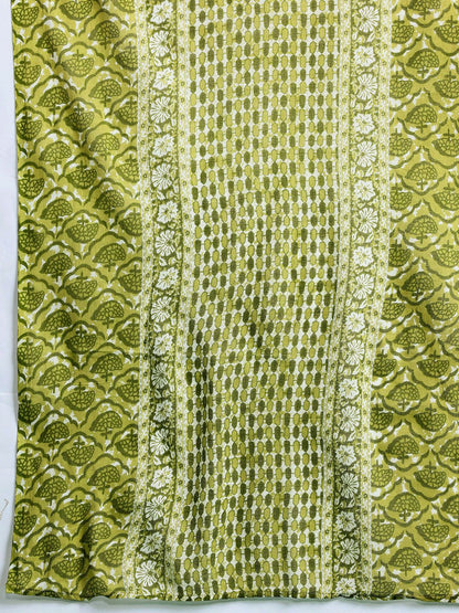 Dhiyona IE Geometric Printed Pure Cotton Kurta with Trousers & Dupatta