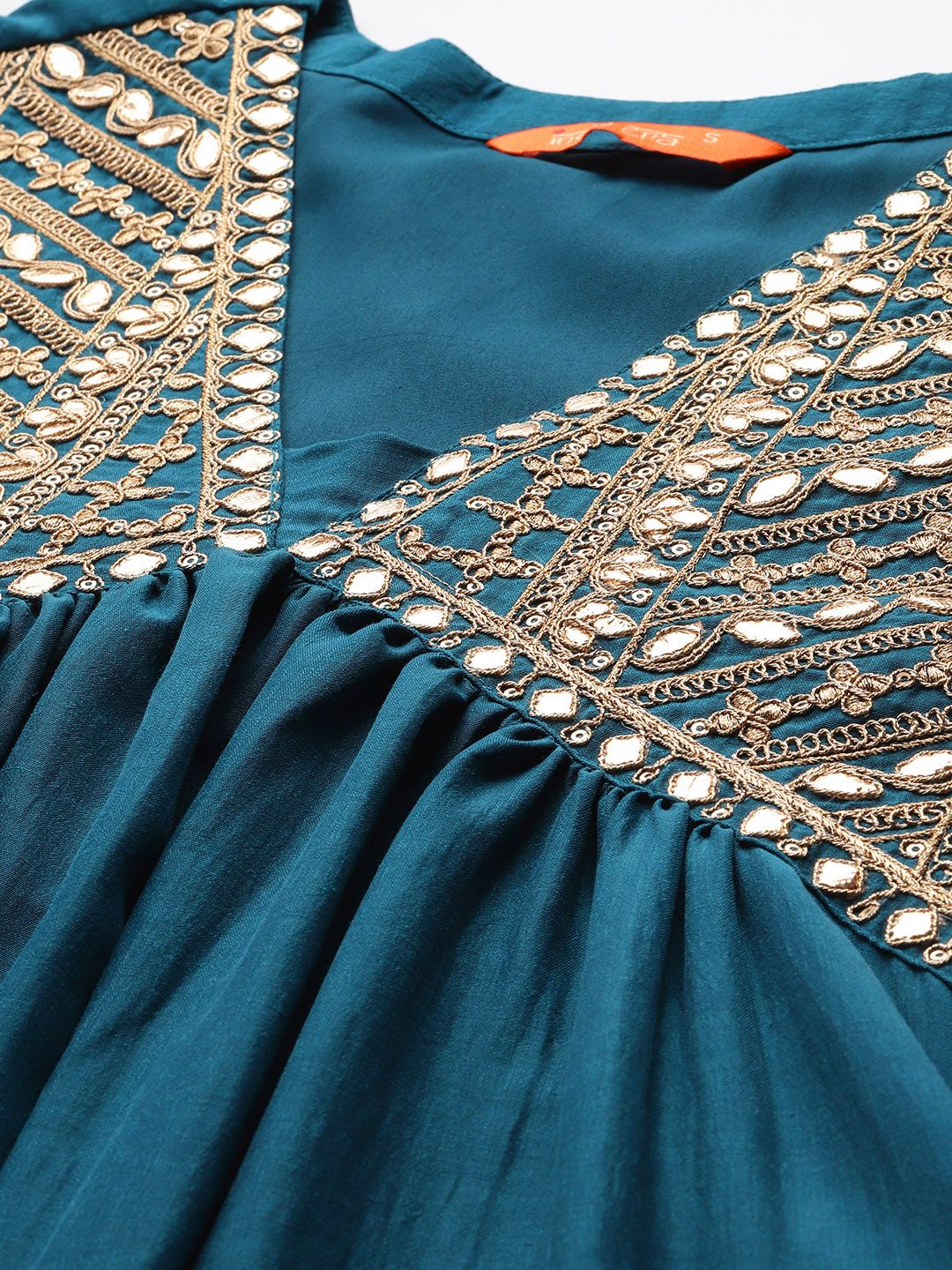 Ethnic Motifs Embroidered Kurta with Trousers & Dupatta