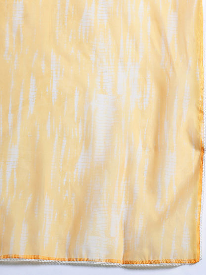 Floral Embroidered Thread Work Kurta with Trousers & With Dupatta