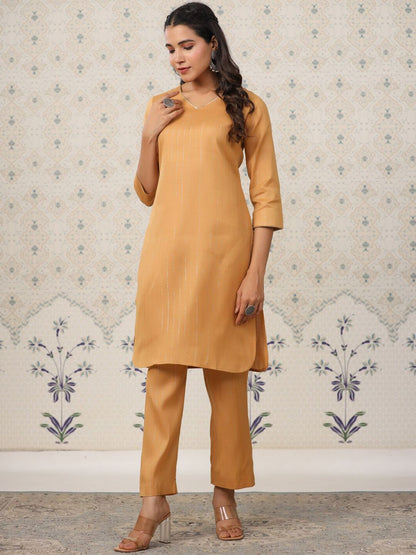 Dhiyona OD  Striped Kurta With Trousers