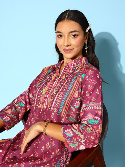 Dhiyona IE Women Floral Printed Co-Ords Set