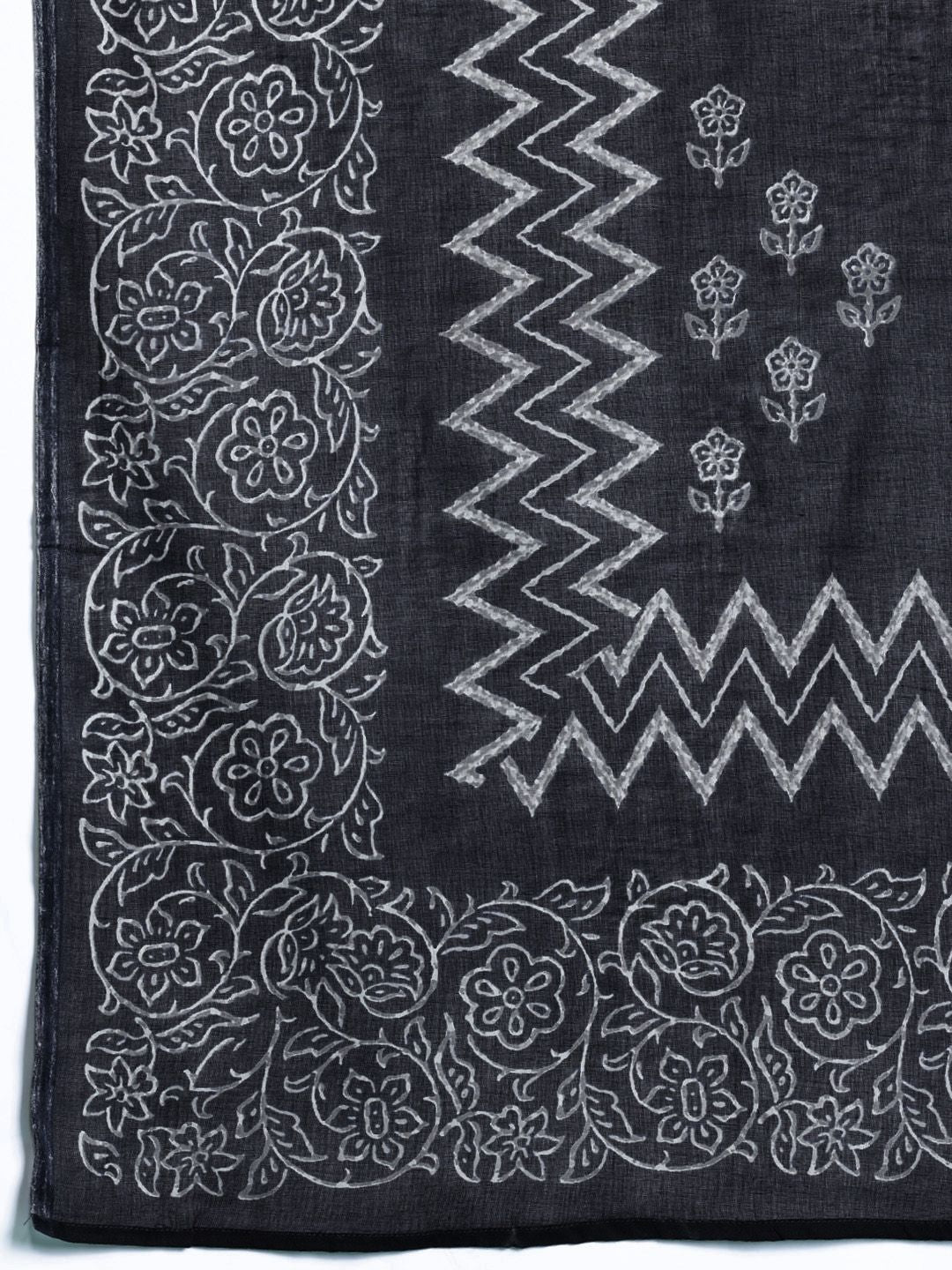 Dhiyona IE Women Ethnic Motifs Printed Regular Pure Cotton Kurta with Trousers & With Dupatta