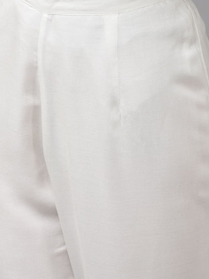 Women Green Ethnic Motifs Embroidered Regular Kurta with Palazzos & With Dupatta