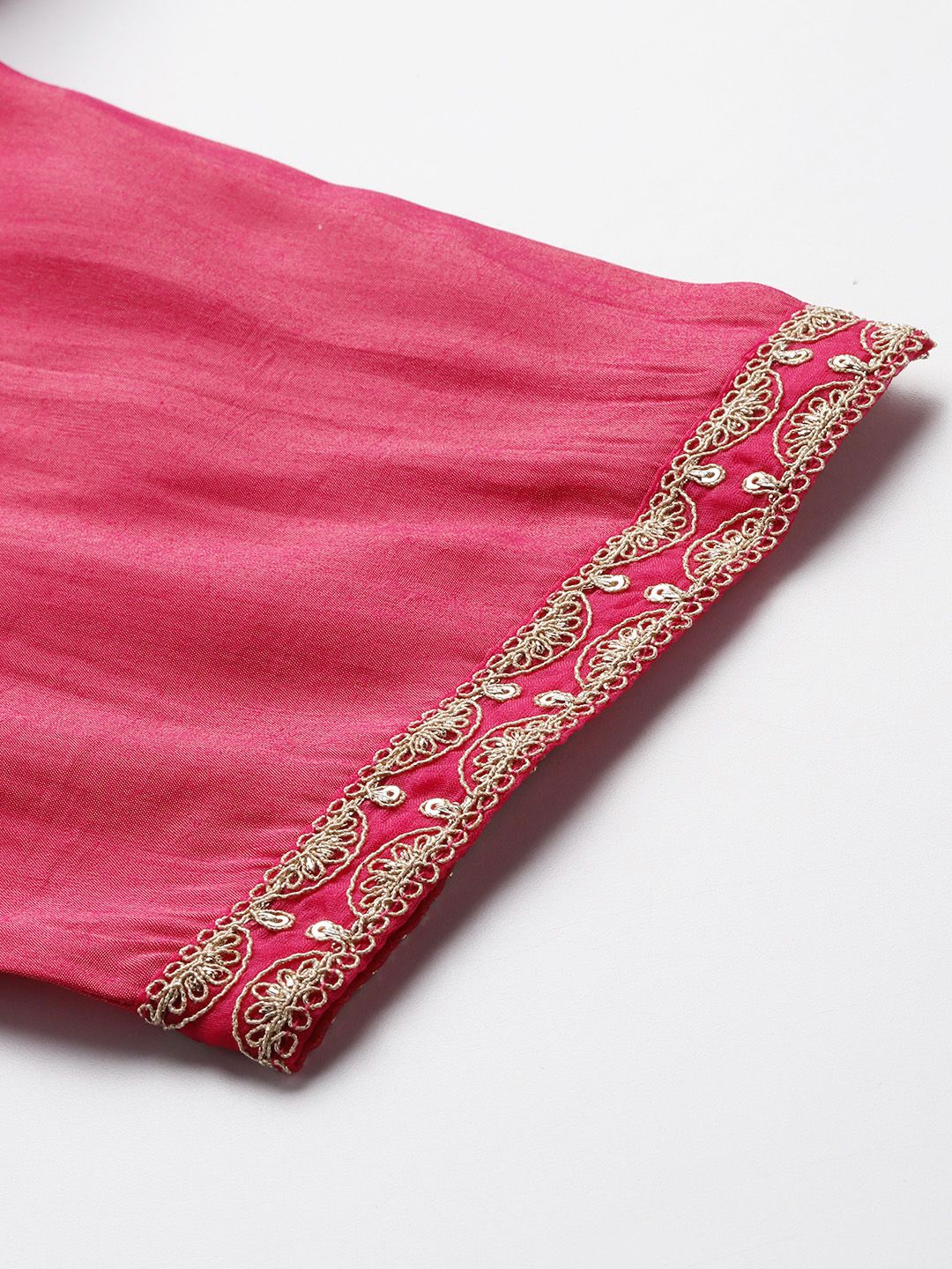 Ethnic Motifs Embroidered Regular Kurta with Trousers