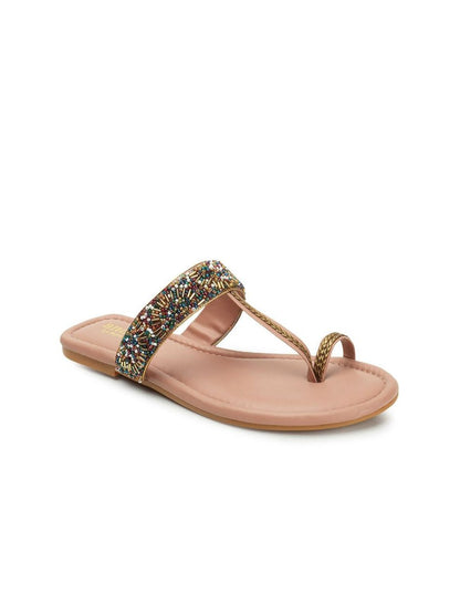 Dhiyona AK Embellished One Toe Flats