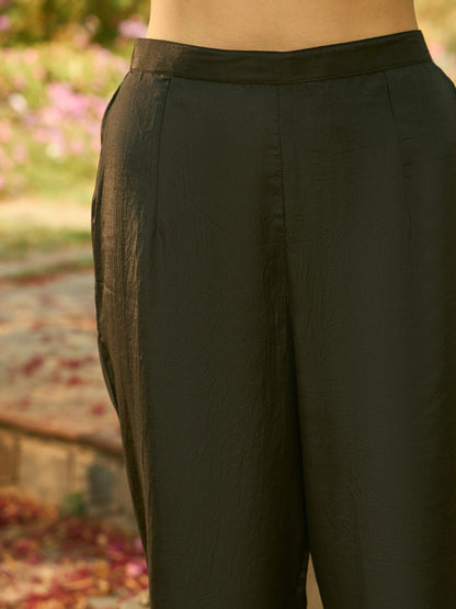 Ethnic Motifs Embroidered Regular Thread Work Kurta with Trousers & Dupatta