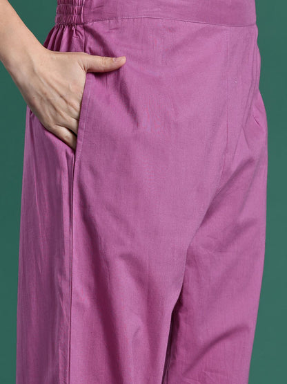 Ethnic Motifs Printed Regular Kurta with Trousers